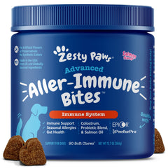 Advanced Aller-Immune Bites™ for Senior & Adult Dogs, For Seasonal Allergies + Immune Support & Gut Health