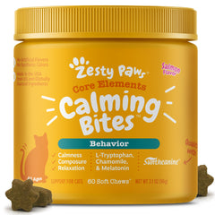 Calming Bites™ Soft Chews for Cats with Suntheanine® & Melatonin, Composure & Calmness for Everyday Stress, Functional Cat Supplement