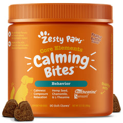 Calming Bites™ Soft Chews for Dogs, For Normal Stress & Relaxation, With Suntheanine, Functional  Dog Supplement