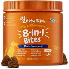 8-in-1 Multifunctional Bites for Dogs, Vitamins, Glucosamine, Chondroitin & Probiotics, Functional Dog Supplement