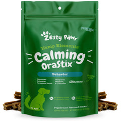 Calming Teeth Sticks for Dogs, For Normal Stress & Relaxation + Teeth & Gum Health
