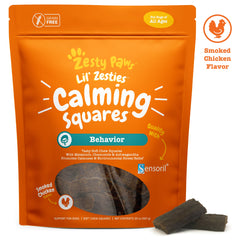 Calming Chewable Squares for Dogs, For Normal Stress & Relaxation, With Melatonin, Functional Dog Supplement