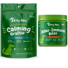 Hemp Elements™ Stix & Bites Bundle with Calming OraStix™ and Aller-Immune Bites™ for Dogs - 2-Pack