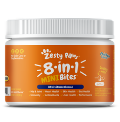 8-in-1 Multivitamin Mini Bites™ for Small Dogs, Vitamins, Glucosamine, Chondroitin & Probiotics, Functional Dog Supplement